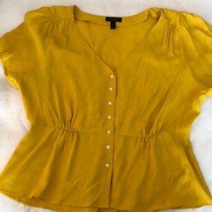 Jcrew peplum blouse